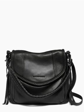 Aimee Kestenberg All For Love Convertible Shoulder Leather Bag in Black